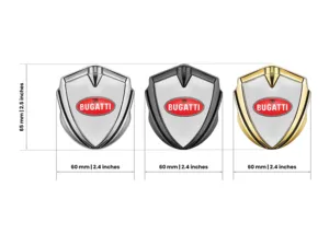 Bugatti High End Auto Logo Abzeichen Max Design Edelstahl